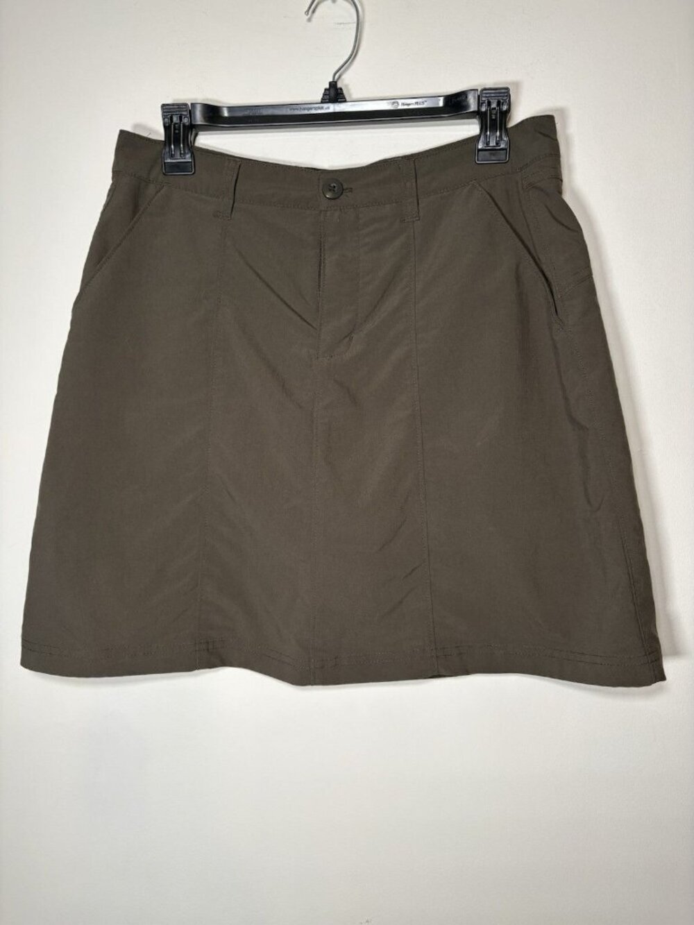 PATAGONIA Inter-Continental‎ Hideway Loden Skirt Army Green Skort 6